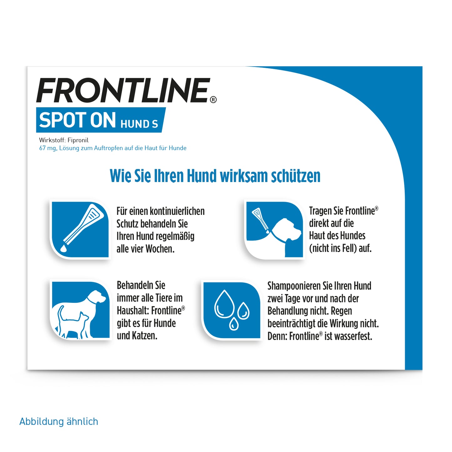FRONTLINE Spot-On für Hunde S | von 2 bis 10 kg - 3 St.