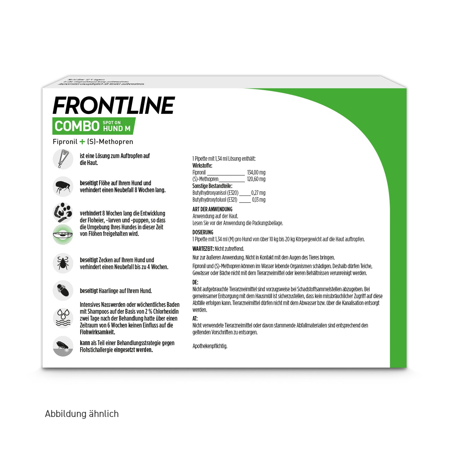 FRONTLINE Combo für Hunde M | von 10 bis 20 kg - 6 St.