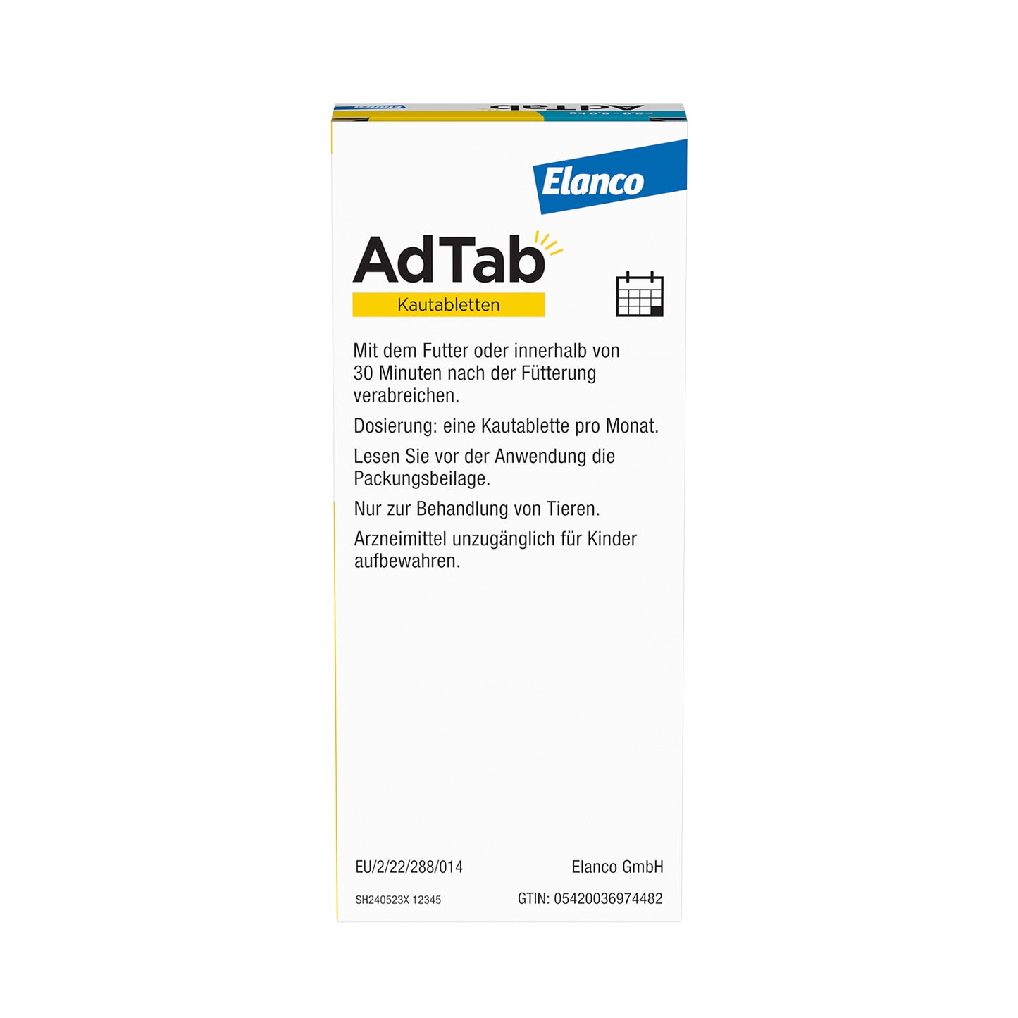 AdTab Kautabletten für Katzen | von 2 bis 8 kg - 3 St.