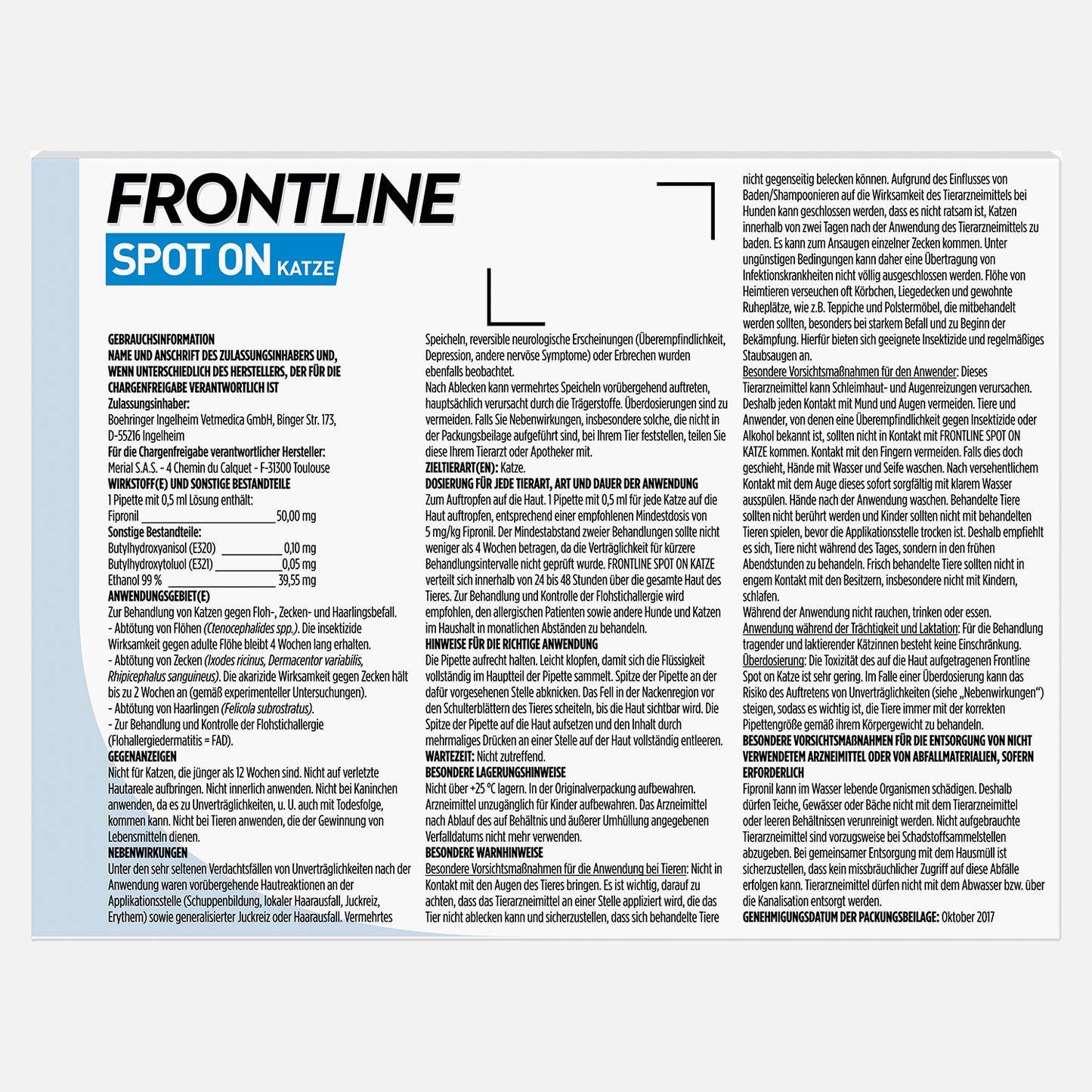 FRONTLINE Spot-On für Katzen - 6 St.