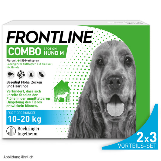 FRONTLINE Combo für Hunde M | von 10 bis 20 kg - 6 St.