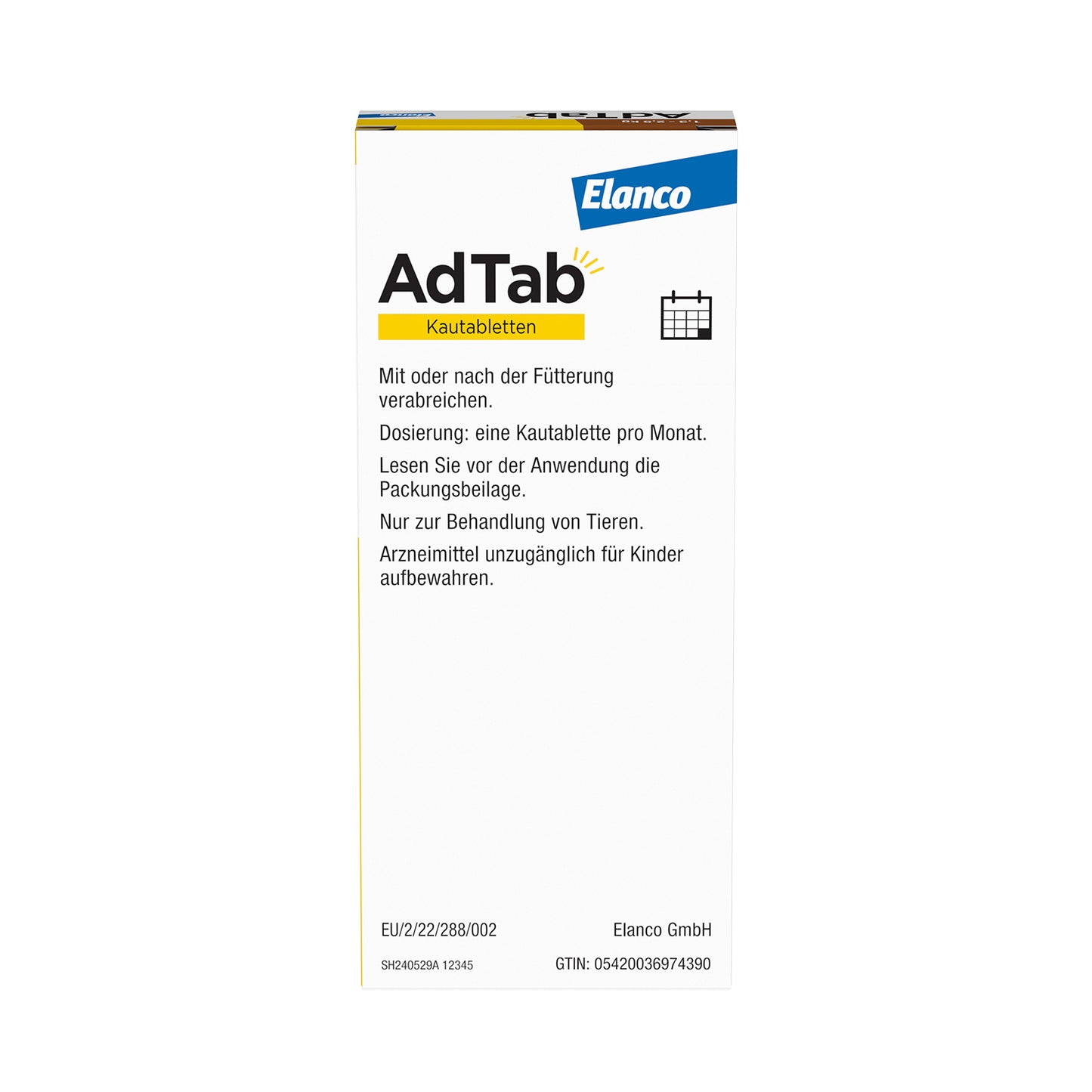 AdTab Kautabletten für Hunde | von 1,3 bis 2,5 kg - 3 St.