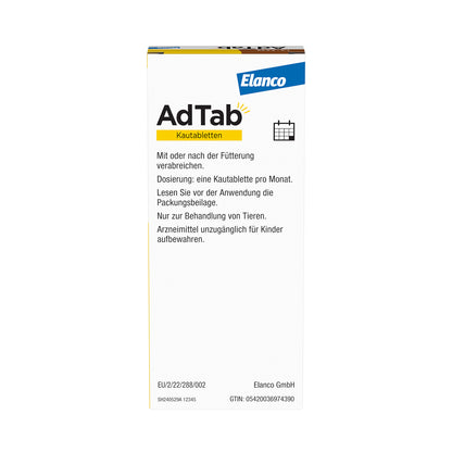 AdTab Kautabletten für Hunde | von 1,3 bis 2,5 kg - 3 St.