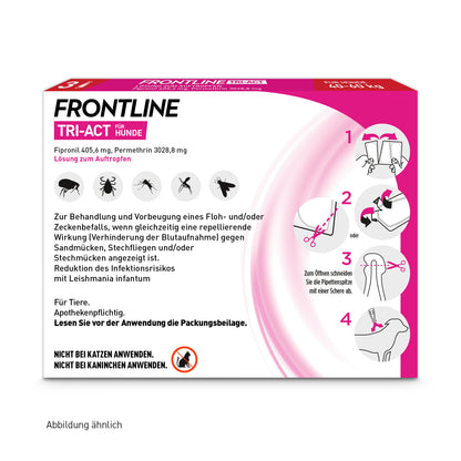 FRONTLINE Tri-Act für Hunde XL | von 40 bis 60 kg - 3 St.