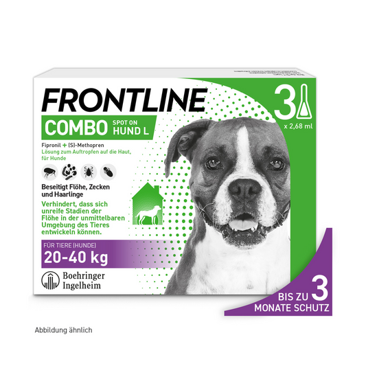 FRONTLINE Combo für Hunde L | von 20 bis 40 kg - 3 St.
