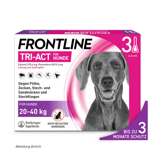 FRONTLINE Tri-Act für Hunde L | von 20 bis 40 kg - 3 St.